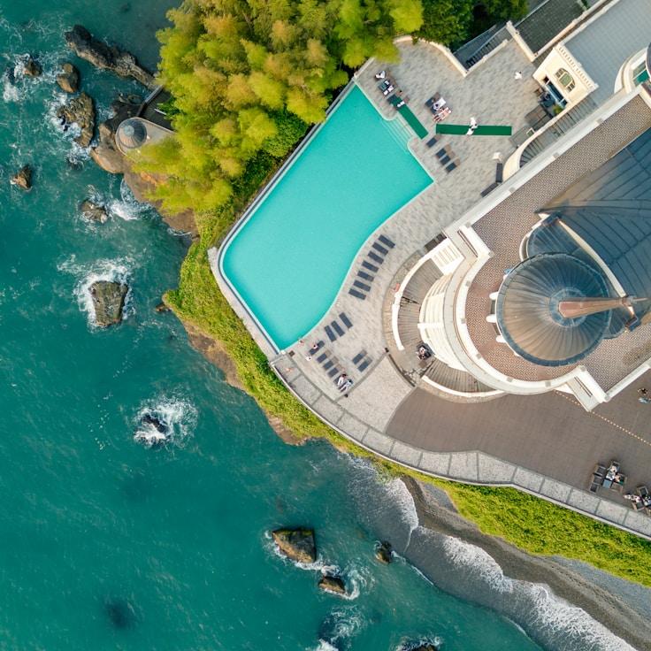 Entertainment zone at night in Switzerland